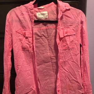 PINK BUTTON DOWN